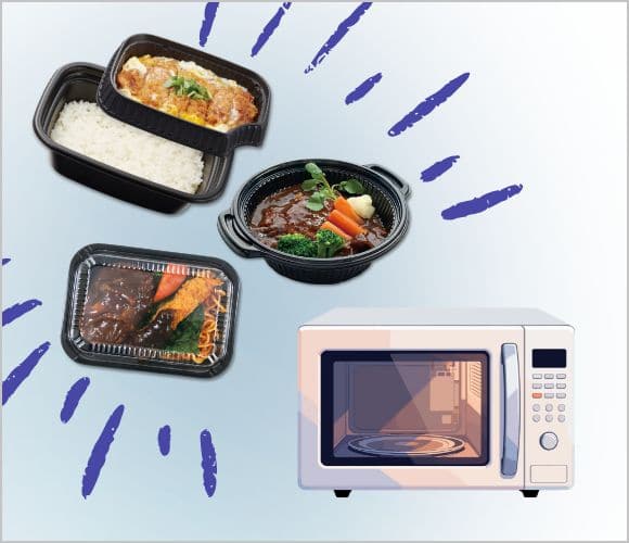 テイクアウトに最適!レンジアップ可能な惣菜容器の見分け方