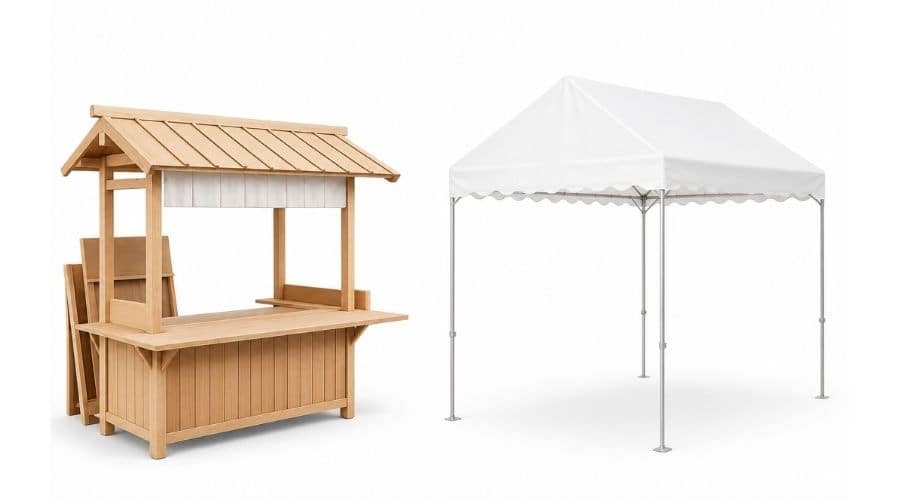 屋台本体と調理に必要な機材・器具